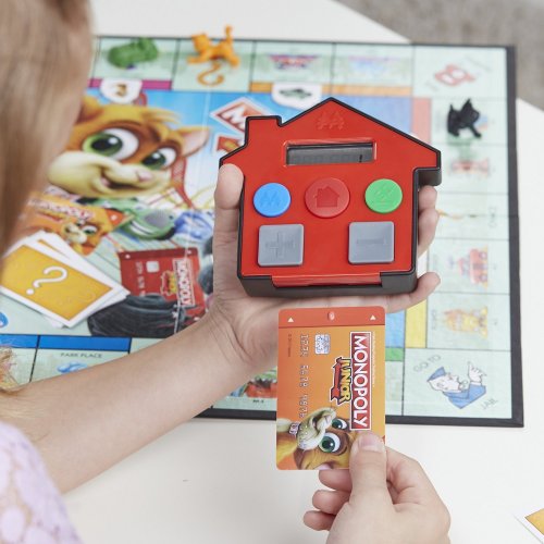 Настольная игра - Монополия Джуниор с Банковскими Картами (Monopoly Junior)