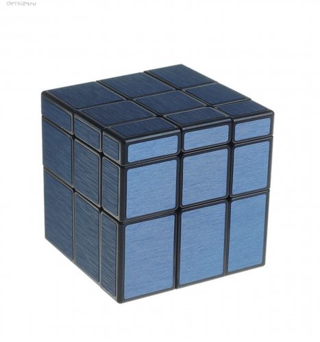 Головоломка - Кубик Рубіка Qiyi 3*3*3 mirror blue (Дзеркальний Синій)