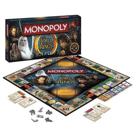 Настольная игра - Monopoly The Lord Of The Rings Trilogy Edition (Монополия Властелин Колец) ENG
