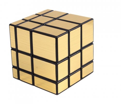 Головоломка - Кубик Рубика Qiyi 3*3*3 mirror gold (Кубик Зеркальный Золото)