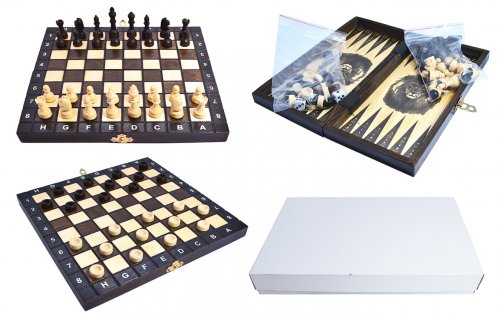 Настольная игра - Настільна гра Шахи + Нарди Туристичні (Chess) 3181