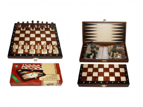 Настольная игра - Настільна гра Шахи+Шашки+Нарди Туристичні (Chess) 2068