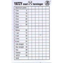 Настольная игра - Yatzy (Яцзы)