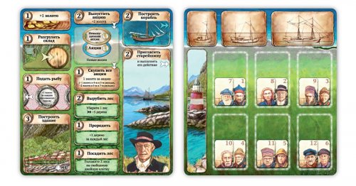 Настольная игра - Настольная игра Нусфьорд (Nusfjord)