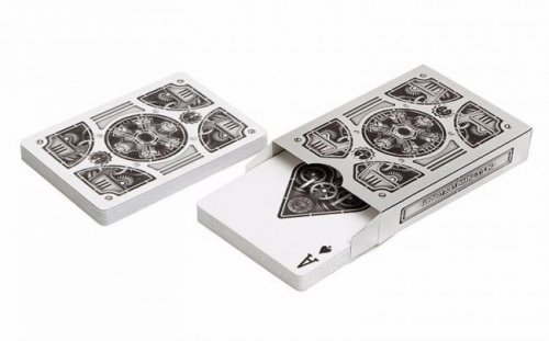 Игральные карты - Игральные Карты Bicycle Steampunk Playing Cards Silver