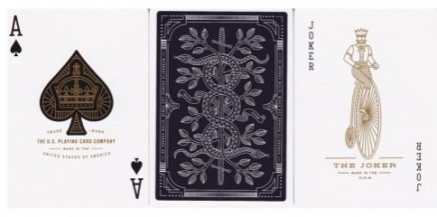 Игральные карты - Гральні Карти Theory11 Monarchs Black