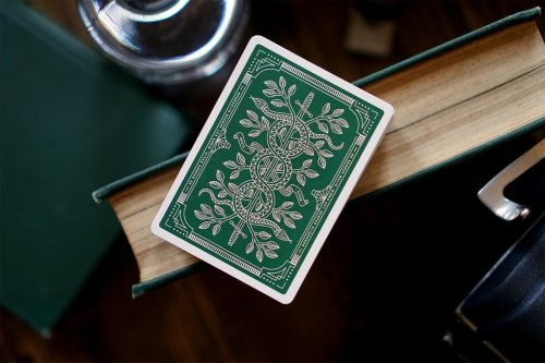 Игральные карты - Гральні Карти Theory11 Monarchs Green