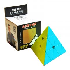 Головоломка - Кубик Рубика Qiyi Qiming Pyraminx Пирамидка Stickerless (без наклеек)