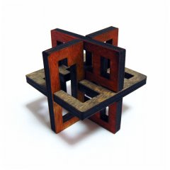  - Деревянная 3D-головоломка Латтис (Латтіс)