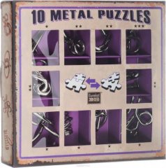 Головоломка - 10 Metal Puzzles Purple (10 Металлических Пазлов. Фиолетовый)