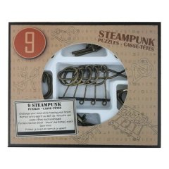 Головоломка - Набор Металлических Головоломок Steampunk Brown Set (Коричневый)
