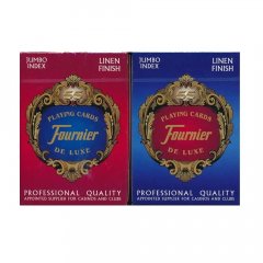  - Игральные карты Fournier 55 de luxe red/blue 