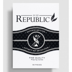 Игральные карты - Игральные Карты Ellusionist Black Republic Deck Artist Edition