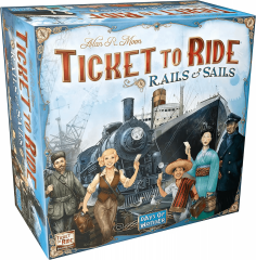 Настольная игра - Ticket to Ride - Rails & Sails (Билет на поезд, Квиток на Потяг - Рейки та Вітрила) ENG