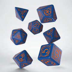  - Набір кубиків Wizard Dark-blue & Orange Dice Set
