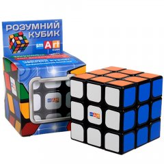  - Кубик Рубика 3х3 чёрные Умный Кубик (Smart Cube)